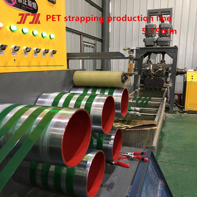 Đường dây sản xuất dây đeo thép nhựa PET với chiều rộng 9-32mm