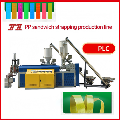 5-19mm Single Double Screw PP Packing Belt Making Line với độ bền và chiều dài cao
