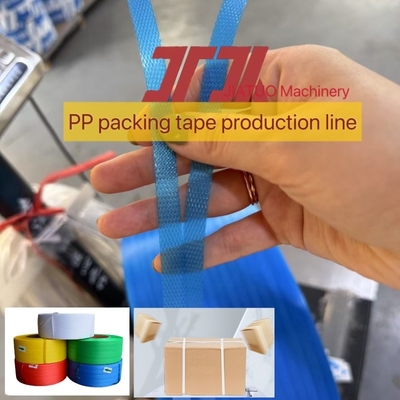 Máy móc nhựa dây chuyền sản xuất băng đeo dây đeo nhựa PP thiết bị đeo dây đeo nhựa PP đeo dây đeo với 100% vật liệu tái chế polypropylene PP