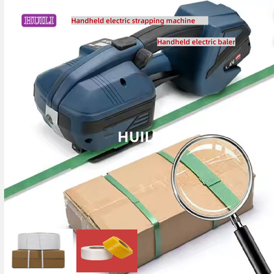 Máy đóng đai cầm tay pin Lithium, Máy đóng đai tự động 13-25mm PET/PP, Dụng cụ đóng đai điện
