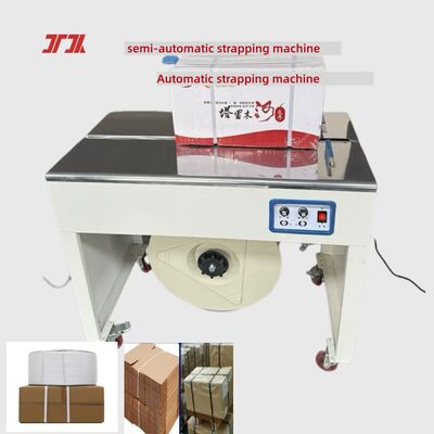 Máy đeo dây đai PP/PET máy đeo dây đai bán tự động công cụ đeo dây đai đa chức năng cho bàn làm việc