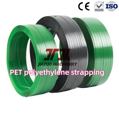 16mm Black UV Resistant Automatic Grade Pet Packing Belt For Textile Bundling Wooden Boxes
