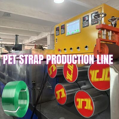 Máy làm dây đai PET tốc độ 150m/phút với máy cuốn tự động