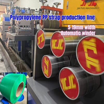 5-19mm chiều rộng PP dây đai dây đai sản xuất dây đai PP đóng gói với máy điều khiển PLC