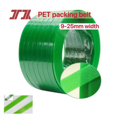 9-25mm dây đai đóng gói PET dây đai nhựa thép PET dây đai đóng gói với 100% vật liệu chai nghiền