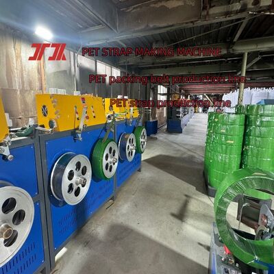 Dây đai PET 9-25mm Dây đai đóng gói PET dây chuyền sản xuất với 100% mảnh chai PET