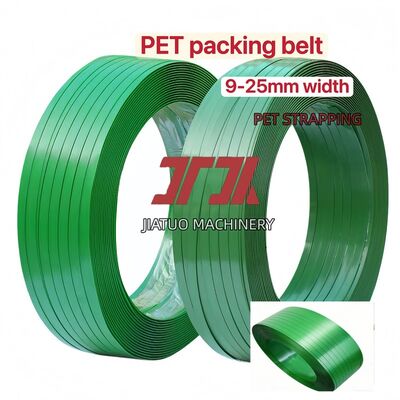 Vành đai dây đai PET tốc độ cao 15 mm dây đai PET phù hợp để sử dụng với máy đóng gói tự động