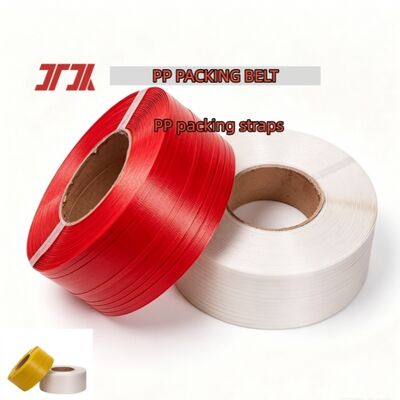 Dây đai PP trong suốt 12mm Dây đai PP tốc độ cao cho máy đóng đai tự động