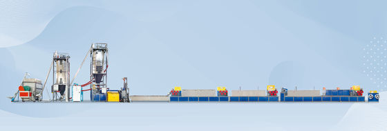 Dây chuyền sản xuất máy làm dây đeo Polyester PET Động cơ GUGAO 200kg / H