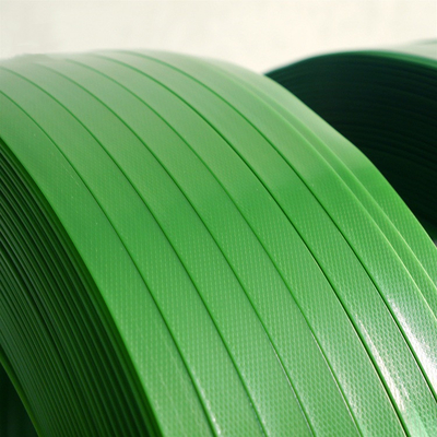 Dây đai đóng gói bằng nhựa PET màu xanh lá cây Polyester cho hộp đóng gói thủ công