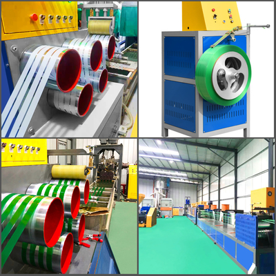 Dây chuyền ép đùn dây đeo Polyester PET Gói dây đai động cơ Siemens Loại tích hợp