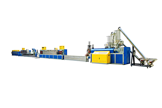 Máy làm dây đeo PP tự động 50KW Vít đơn Một trong hai dây đai