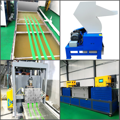 PLC kiểm soát dây đai sản xuất nhựa PET sản xuất dây đai sản xuất dây đai sản xuất máy sử dụng thân thiện