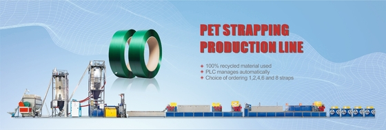 Dây đai nhựa PET / PP Máy đóng gói dây đai Sản lượng cao Căng thẳng mạnh
