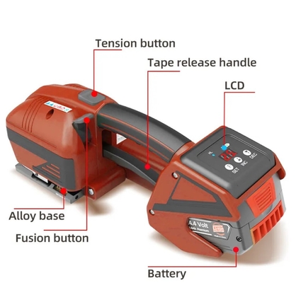 Hộp carton 350W Máy đóng đai bán tự động 60kg Máy đóng đai bán tự động có độ căng cho dây đeo nhựa PP