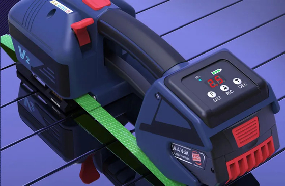 Máy đóng gói kéo căng hộp carton 220V Máy đóng đai cầm tay PP PET