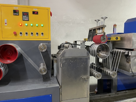 Thiết bị sản xuất dây đeo bằng nhựa động cơ của Siemens cho vật liệu tái chế và gia công Polypropylen