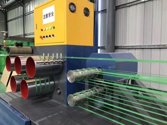 Máy sấy khô cách nhiệt kép Máy ép đùn dây đeo PET Máy cuộn tự động