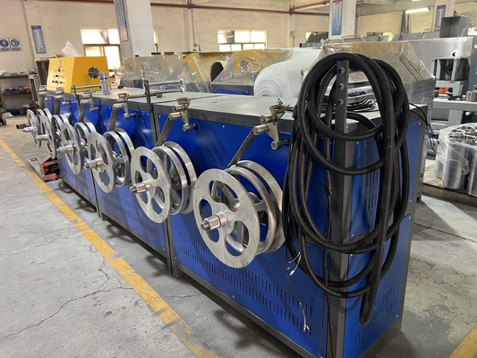 Máy cuộn dây tự động đầy đủ bằng nhựa PP PET Máy cuộn dây tự động đầy đủ bằng một vít PET Plast PP Strapping Win