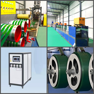 9-32mm Strap Width PET Making Machine, 0.2MM PET Strap Production Line với điều khiển PLC