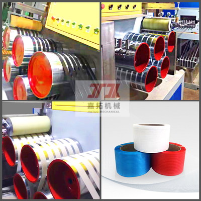 Điều khiển PLC Vận hành dễ dàng Thiết bị đóng đai linh hoạt PP công suất cao/Dây chuyền sản xuất dây đai linh hoạt