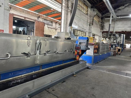 Máy đẩy dây đai dây đai PP một vít Hệ thống cho ăn tự động Hệ thống sản xuất dây đai PP hoàn toàn tự động