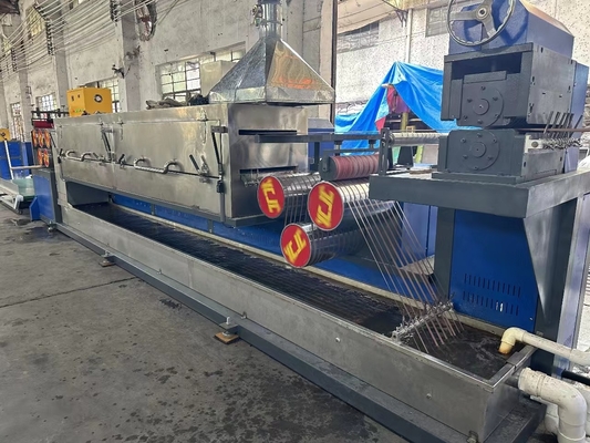 Độ dày 0,6-12mm PET Strapping Extrusion Line Máy đóng gói dây đai nhựa Máy làm dây đai PET, 1-6 dây đai, 9-32