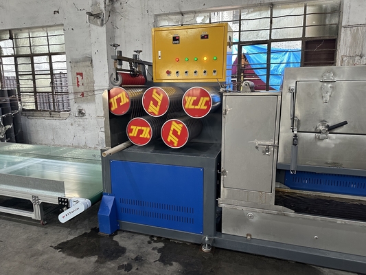 Máy làm dây đai PP 100KW hoàn toàn tự động hiệu suất cao 120-150KG / H Máy làm dây đai PP tự động