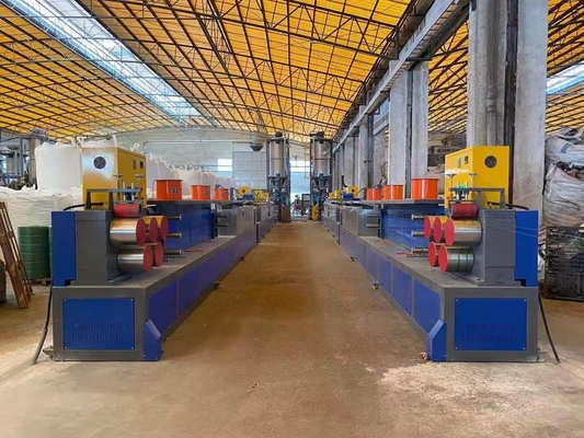 Đường dẫn đẩy dây đai PET hiệu suất cao với điều khiển PLC Máy chế tạo dây đai PET 9-32mm