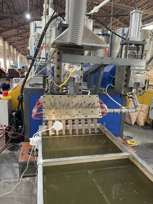 Hệ thống điều khiển PLC Trung Quốc / Anh hiệu quả PP Strapping Band Extrusion Line