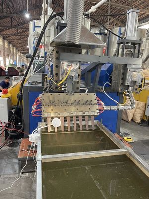 PLC điều khiển máy làm dây đai đóng gói PP GUGAO Motor Strap Band Extruder không rỉ sét nhựa PP PET Packing Strap