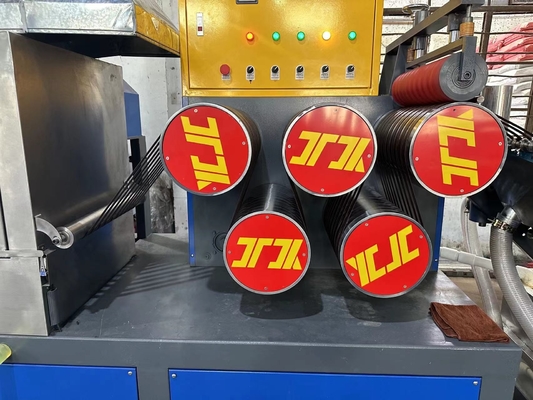 Máy chế tạo dây đai dây đai PP đơn vít Đường đẩy dây đai PP Máy chế tạo dây đai PP với 1 đến 4 dây đai bị ép