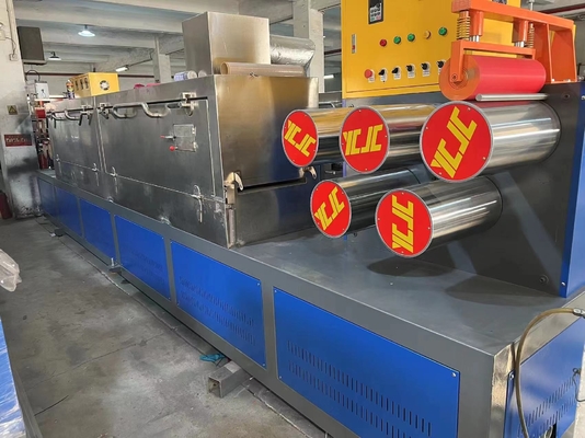 Máy chế tạo dây đai PP một vít 1 đến 4 Đường xông dây đai polypropylene Dễ vận hành &amp; Bảo trì Đường đai PP