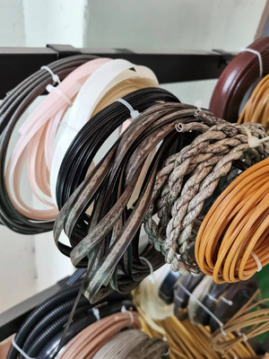 JTPP-110 Máy chế tạo rattan giả mạo nhựa: 3300mm vít, 6 dây đai, 130kg / h Capacity