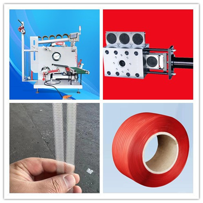Thiết bị sản xuất băng đeo dây đeo PP tự động cuộn tốc độ cao điều khiển PLC