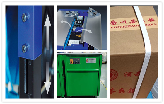 Máy dây đai hộp công nghệ tổng hợp ma sát cao cấp cho đóng gói hiệu quả cao Máy dây đai bàn