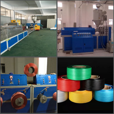 Dòng sản xuất dây đeo dây đai PP tái chế hiệu quả cao 230 - 250 kg/h với động cơ GUGAO