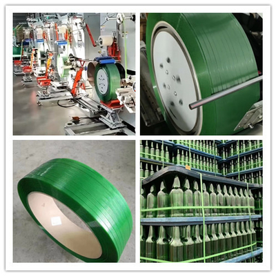 Máy cuộn dây tự động với động cơ phục vụ, máy cuộn băng đóng gói PET, cuộn gọn gàng, phù hợp với 9-32mm