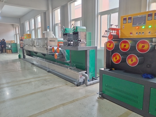 Máy sản xuất dây đai Pp có thể tùy chỉnh và bền với vật liệu vít đôi duy nhất