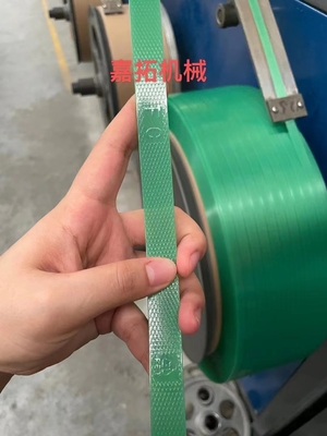 Máy chế tạo dây đai PET 150-850kg Năng suất 2,2m * 1,2m * 1,6m Kích thước Trắng / Đen / Xanh / Xanh vv Màu