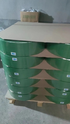 PET dây đai đóng gói nhựa thép, dây đai với: 9-32mm, độ dày dây đai: 0.6-1.2mm, PET dây đai ràng buộc, dây đai đóng gói xanh