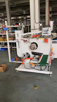 Máy cuộn băng đóng gói PP, máy cuộn dây tự động tự động / máy cuộn dây servo, điều khiển màn hình cảm ứng PLC