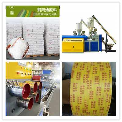 Thiết bị ép PP, máy sản xuất dây đai đóng gói PP, dây đai đóng gói tự động, chiều rộng: 5-19mm