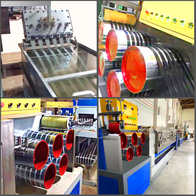 Máy làm băng đeo dây đai PP 100KW Cung cấp điện tùy chỉnh và căng dây đai điều chỉnh
