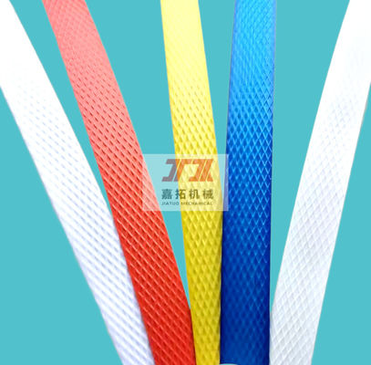 Máy làm dây đai PP một trục vít tùy chỉnh 5-19mm với bộ quấn hai trạm