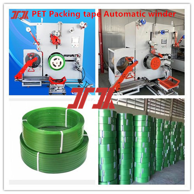 0.6-1.2mm máy làm dây đai PET 200-260m/min tốc độ PLC Hệ thống điều khiển màn hình cảm ứng máy tính