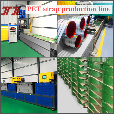 Máy chế tạo dây đai PET hiệu quả Để chế tạo dây đai PET từ 100% lá chai
