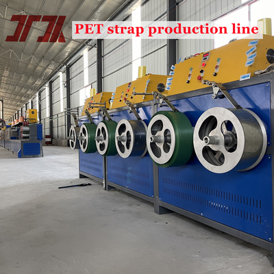Máy chế tạo dây đai PET hiệu quả Để chế tạo dây đai PET từ 100% lá chai