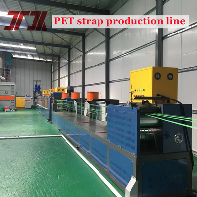 Đường dây sản xuất dây đai thép nhựa PET cho dây đai PET 0.6-1.2mm với ISO