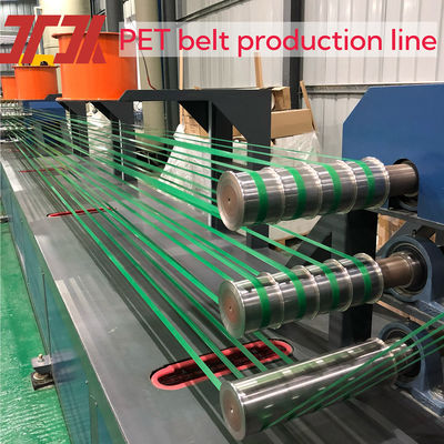 Đường dẫn đẩy dây đai PET với động cơ chính GUGAO 37KW và tháp làm khô trước 5000L